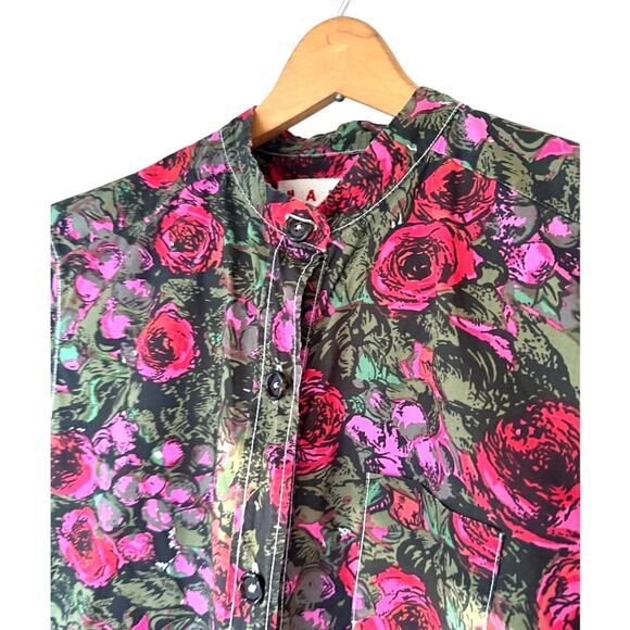 EUC $750 Marni Starlight Floral Blouse IT 38 US 2 - Picture 5 of 9
